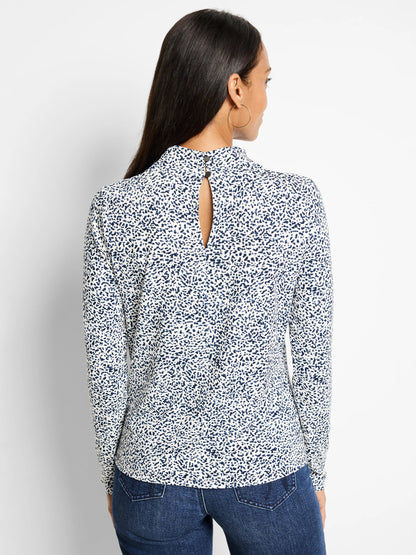 Animal Instinct Drape Neck Top