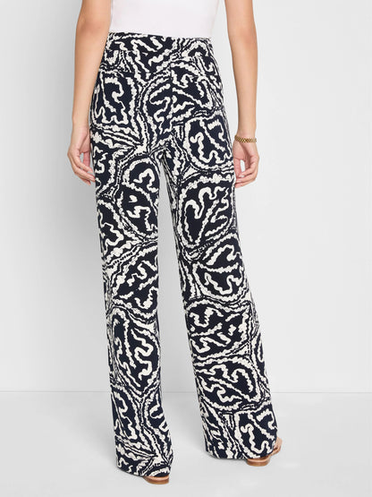 Indigo Leaf Eliot Wide-Leg Pant