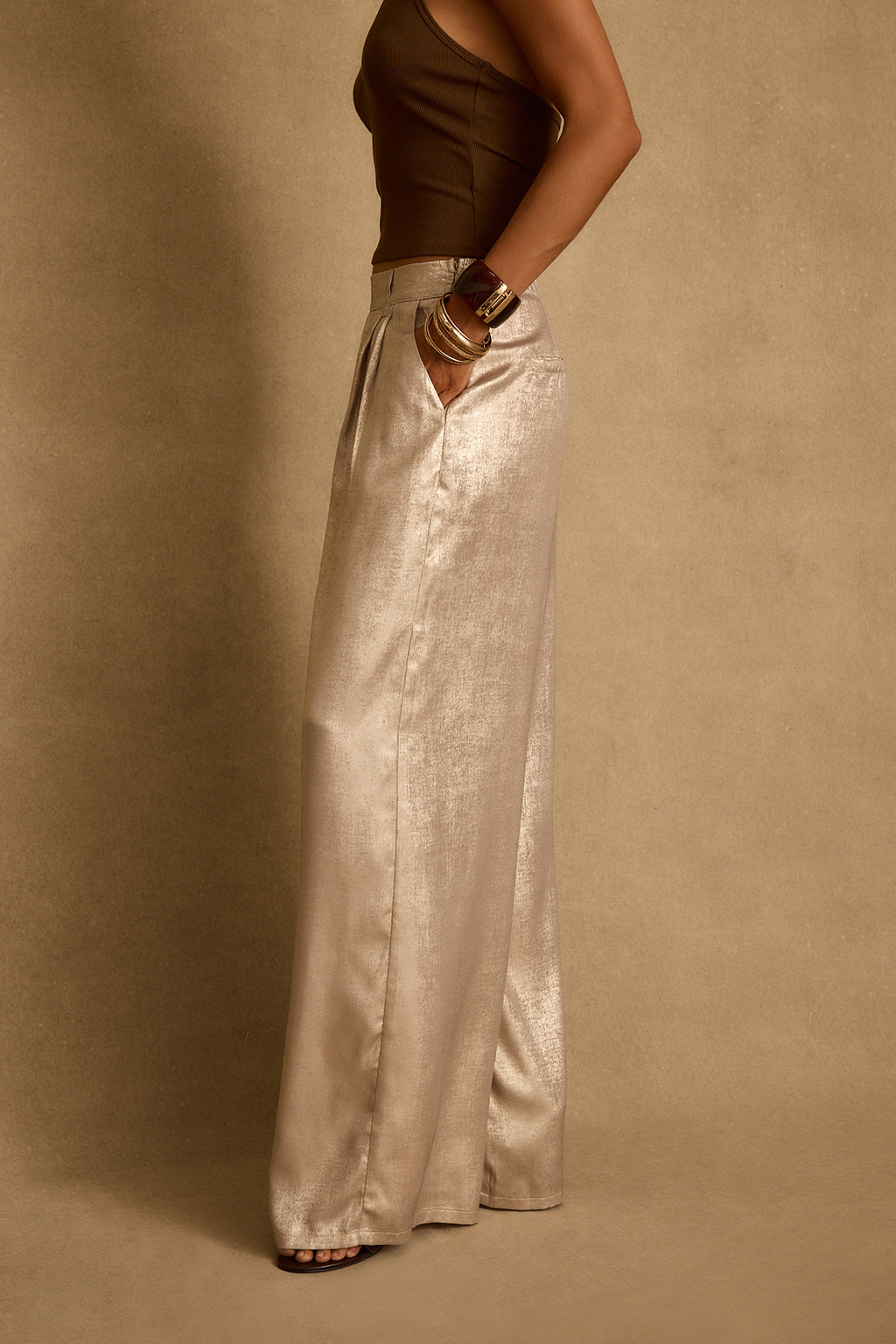 Waldorf Gold Shimmer Trousers