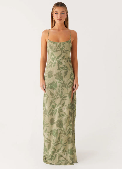 Alouette Maxi Dress Jade Fern