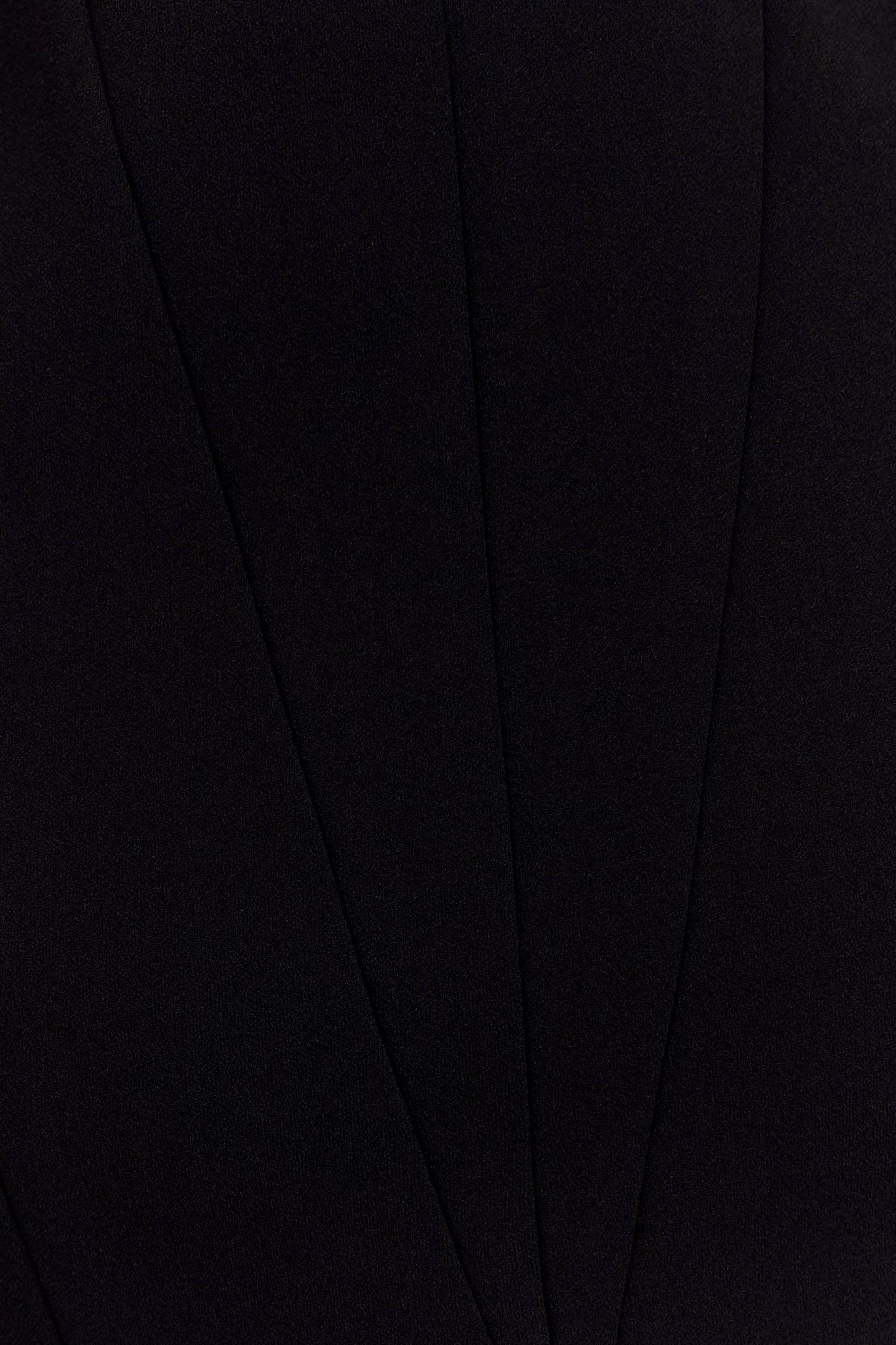 Callista Crepe A Line Midi Dress Black