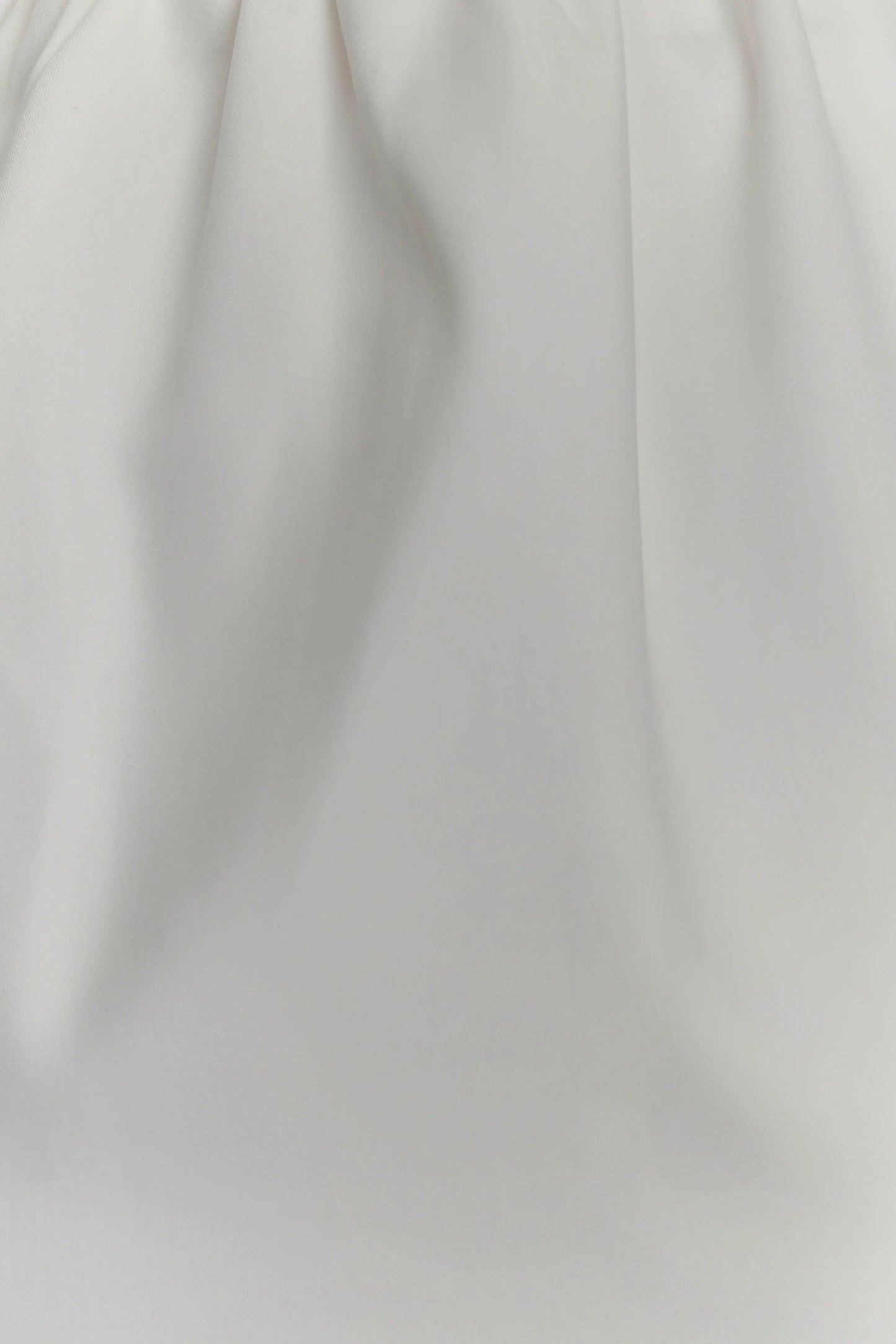 Ariana Pleated Neck Mini Dress Ivory