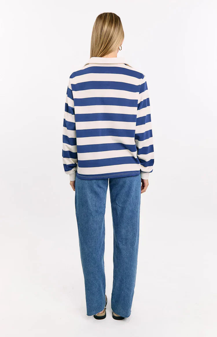 Carey Blue Striped Jersey