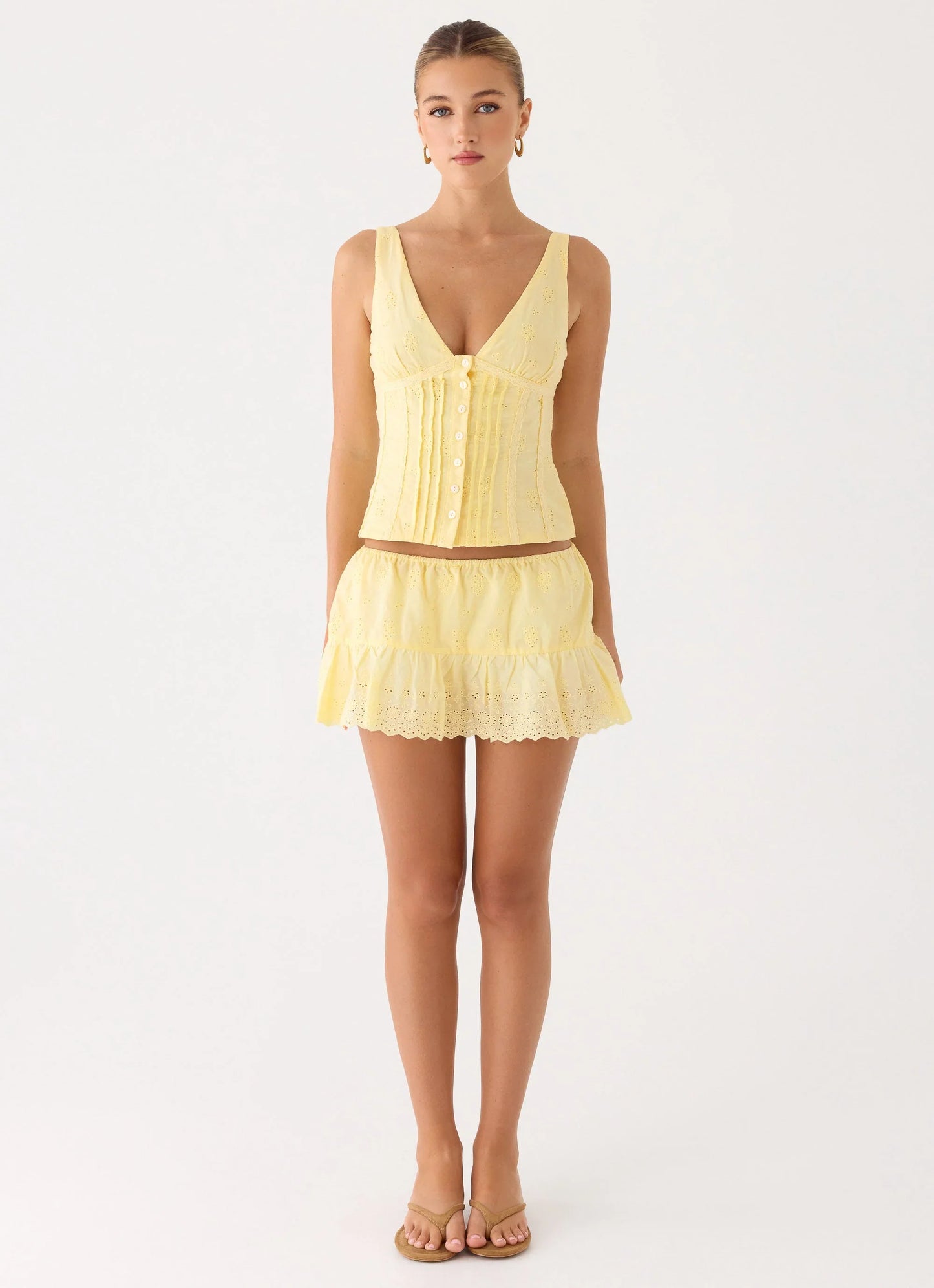 Aberley Top Yellow