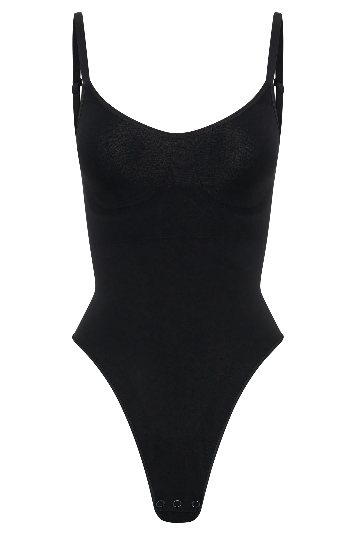 Alyssa Backless Shapewear Bodysuit Black
