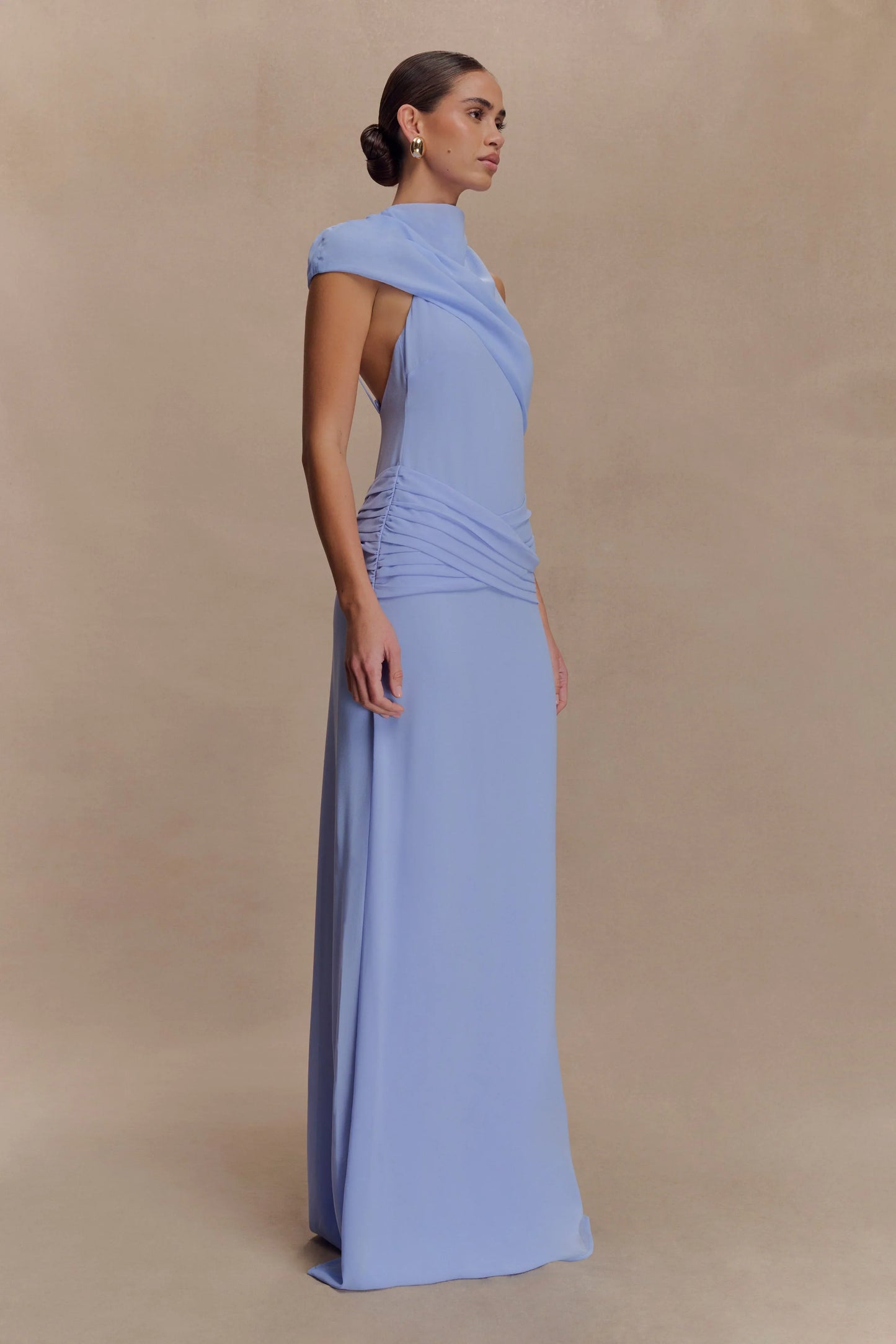 Analia Chiffon Maxi Dress Lilac