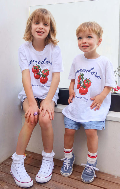 Little Travis Tee ~ Pomodoro Graphic